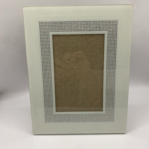 Glass photo frame diamante - glass,