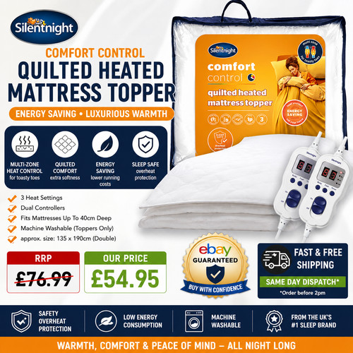 Silentnight quilted heated - silentnight,