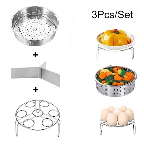 Stainless steel steamer basket - steel,