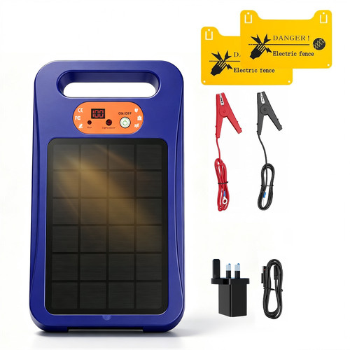 Solar electric fence energiser - electric,