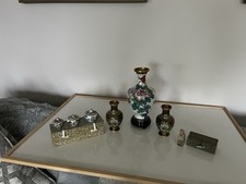 1 LARGE CLOISONNE VASE 2