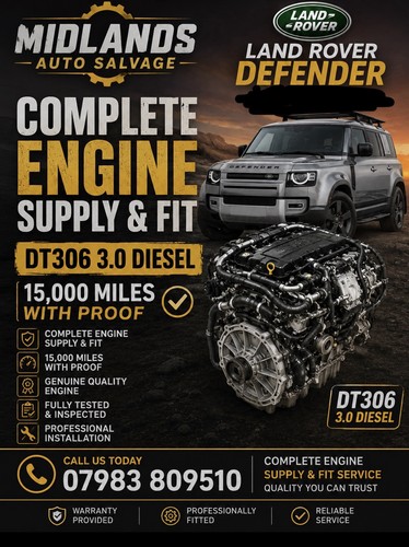 Land rover defender dt306 - 3.0l,