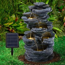 Solar garden fountain - fountain, outdoor
