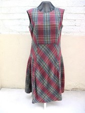 Laura Ashley pinafore dress Checked  Vintage  Mid length Size 14