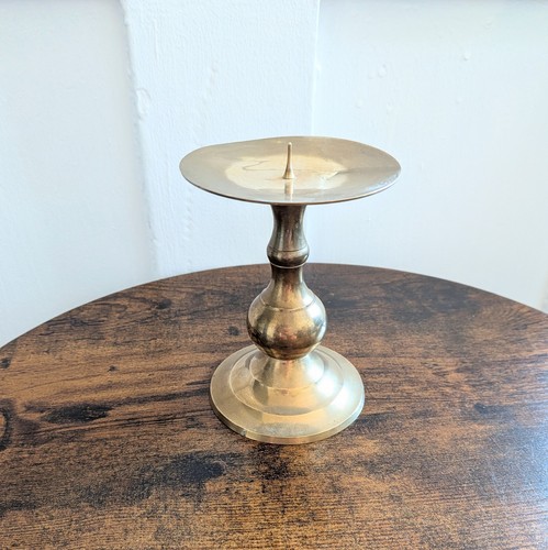 Vintage brass pricket - brass,