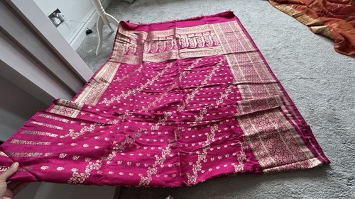 Pink gold silk very heavy - pink, 10%