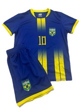 Kids Brazil Soccer Uniform Set