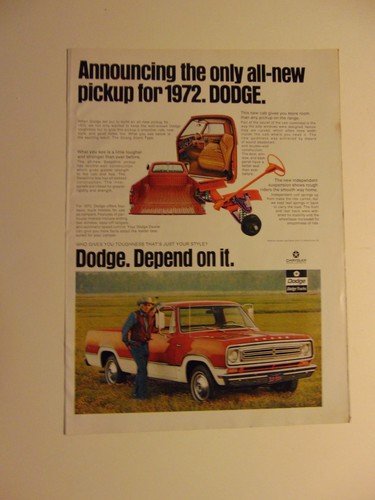 1972 dodge pick truck - 1972, truck-