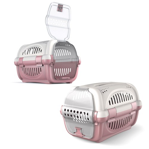 Large cat carrier box puppy - box,