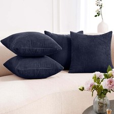 Vertical Stripe Velvet Cushion