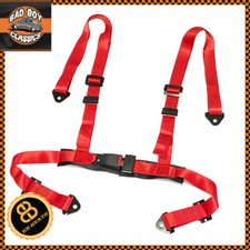4 Point RED Racing Seat Belt