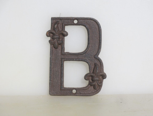 Large iron shop - large, letter