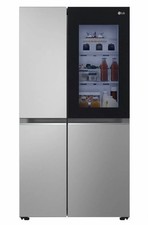 LG GSVV80PYLL Side by Side Fridge Freezer with Instaview in Stainless Steel