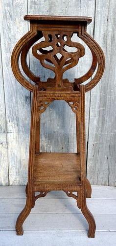 Antique art nouveau teak - art,