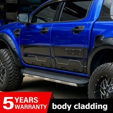 Side Mouldings Body Cladding Door Protection Trims for Ford Ranger 2012-2022