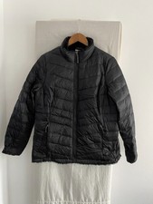 32 DEGREES HEAT Black Faux Fur Lined Down Puffer Coat Size M