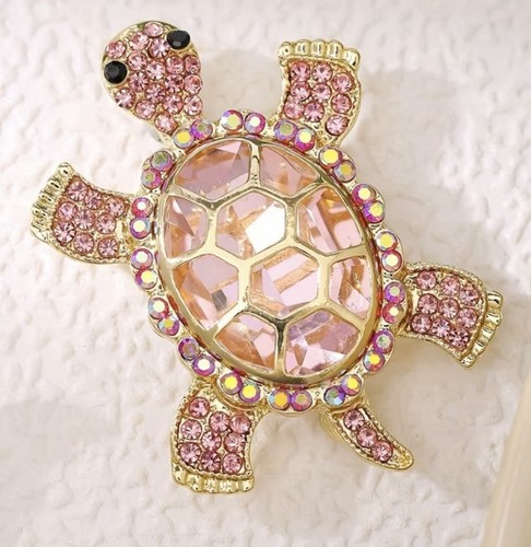 Pink and faux - faux, diamonds