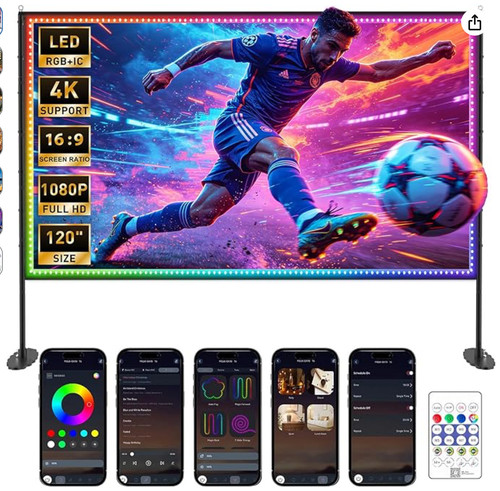 120 inch outdoor projection - 120,