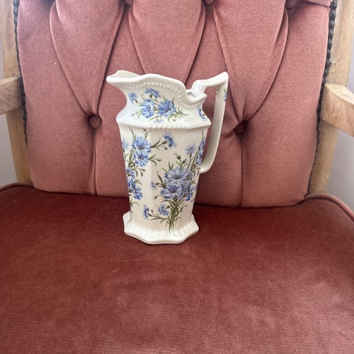 Earthenware hand decorated jug - decorated,