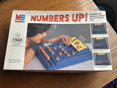 Numbers vintage mb games - up!,