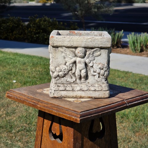 Vintage terracotta cherub - vintage,