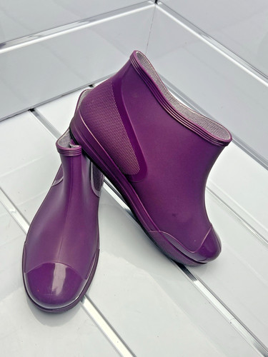 Trendy purple short wellies - trendy,
