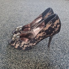 Ravel Size 6 Shoes Black Lace