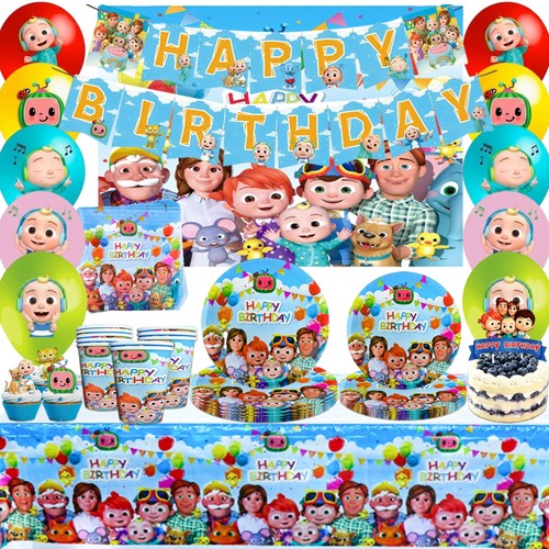 112 pcs cocomelon birthday - pcs,