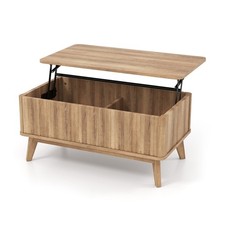 35.5" Walnut Fluted Lift Top