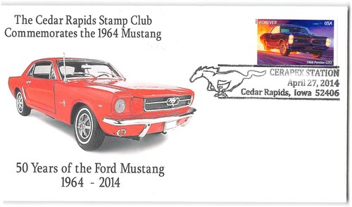 Cars pontiac gto stamp - '66,