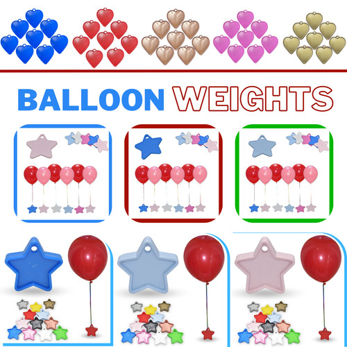 Balloon weights heavy star - balloon,