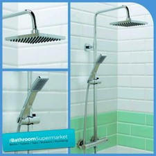 Square Twin Head Thermostatic