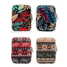 Book Pouch Sleeve Book Cover Washable Fabric Book Protector Pouch for Paperbacks