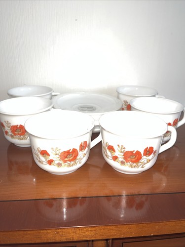 Arcopal cups and saucers - arcopal,
