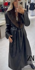 BNWT ZARA BLACK FAUX LEATHER