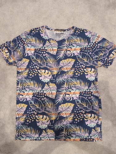 Blue short sleeved shirt - short, t-shirt