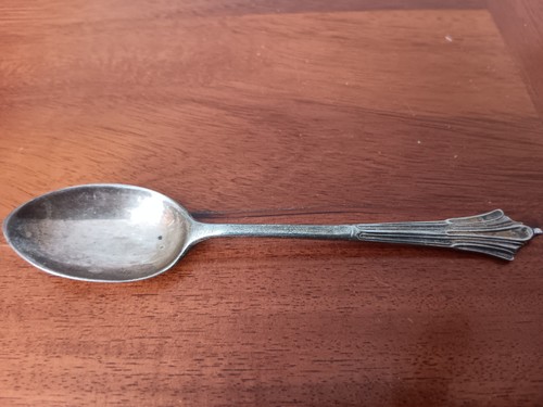 Silver hallmarked teaspoon - hallmarked,