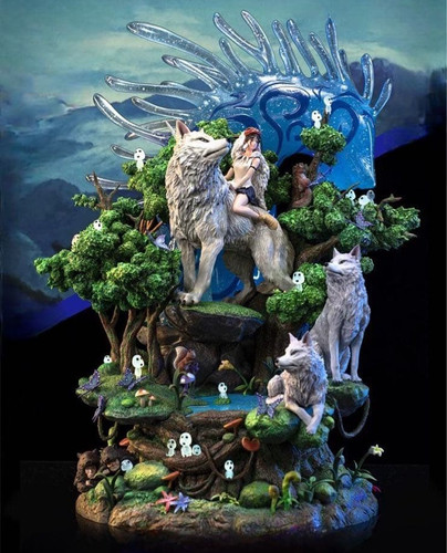 Princess mononoke large - princess, garage