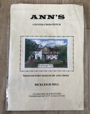 ANN'S Counted Cross Stitch Kit BICKLEIGH MILL West Country Designs by Ann Cross