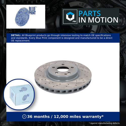 Brake discs pair - brake, vented