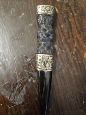 Scottish vintage black collectible daggers