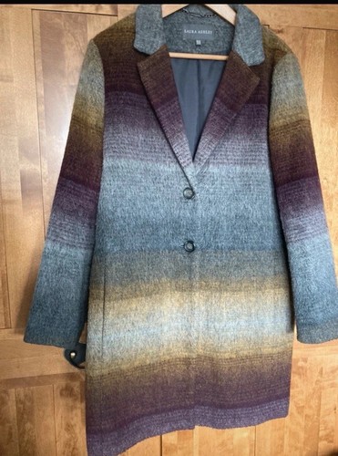 Laura ashley wool mix coat - wool,