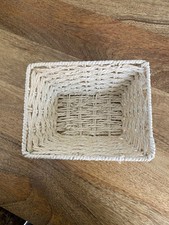 IKEA Small Wicker Woven Storage Basket Home Decor