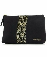 Decleor Black and Gold Make Up Cosmetic Toiletry Bag Brand New