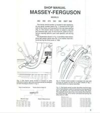 Massey Ferguson 362 365 375 383 390 390T 398 TMM Workshop Manual Get it Today