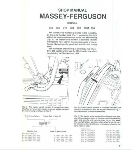 Massey ferguson 362 365 - massey,