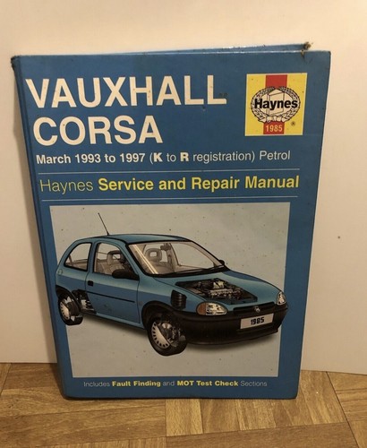 Haynes manual 1985 vauxhall - 1985,