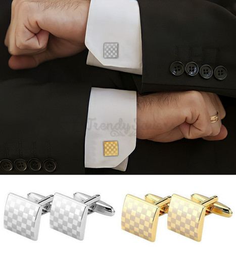 Men checkered square grid - checkered,