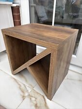 Beautiful Brown Solid table Side Table - Top L 44 By 35 X H 44cm -Read Descripn