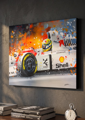 Ayrton senna mclaren art - ayrton,